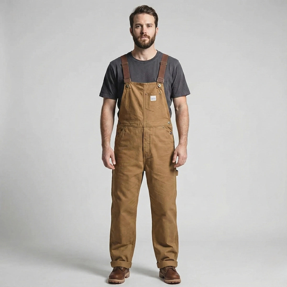 Gardaly Heath Duck-Canvas Latzhose