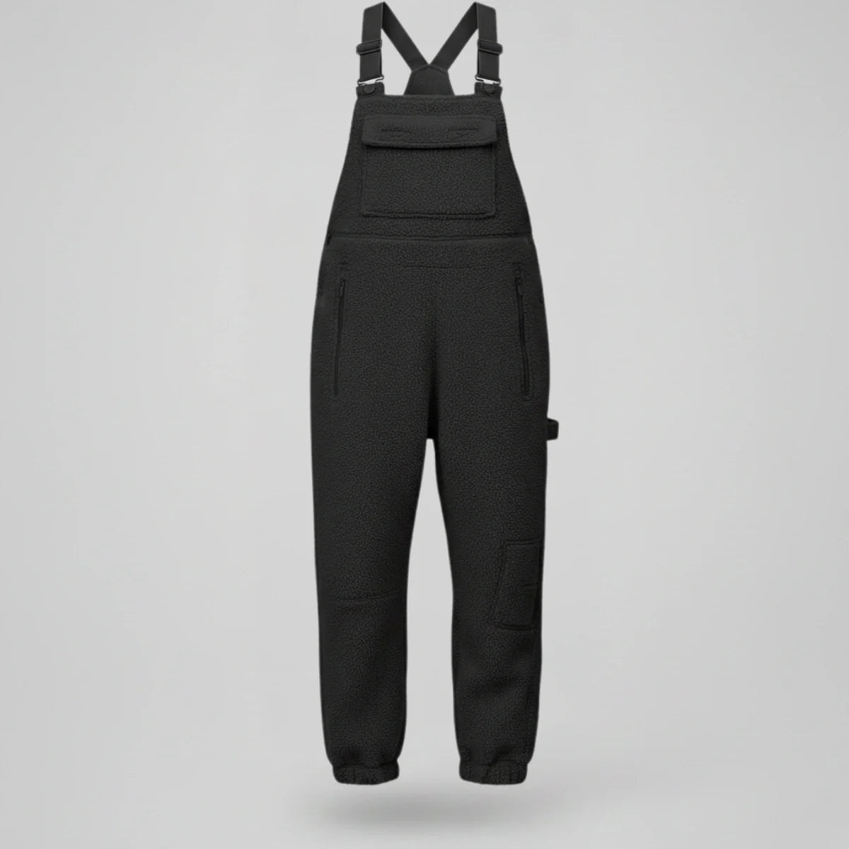 Gardaly Thermo-Fleece-Latzhose mit Reißverschlusstaschen