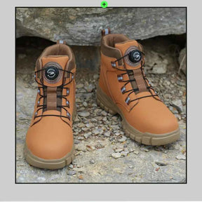 Gardaly | Herren TorqueLock™ Wasserdichte Sicherheitsstiefel – Stahlkappe, Kevlar-Sohle & Schnellverschluss-System