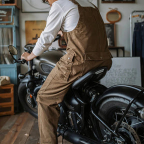 Gardaly Winston Latzhose mit Reißverschluss vorne