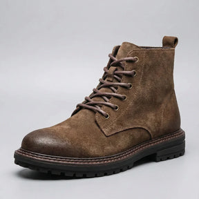 Herren Trail-Arbeitsstiefel aus gewachstem Wildleder – Vintage-Finish & Lederfutter