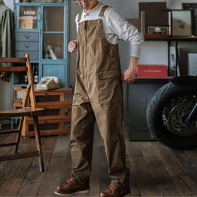 Gardaly Winston Latzhose mit Reißverschluss vorne