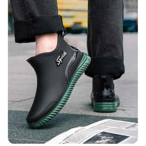 Gardaly | Herren Ankle Wellington™ Boots – Wasserdichtes Monoblock-Design mit rutschfestem Grip