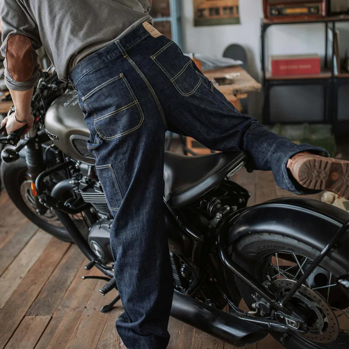 Selvedge Carpenter Jeans – Schwerer japanischer Denim, gemacht für Arbeit & Alltag