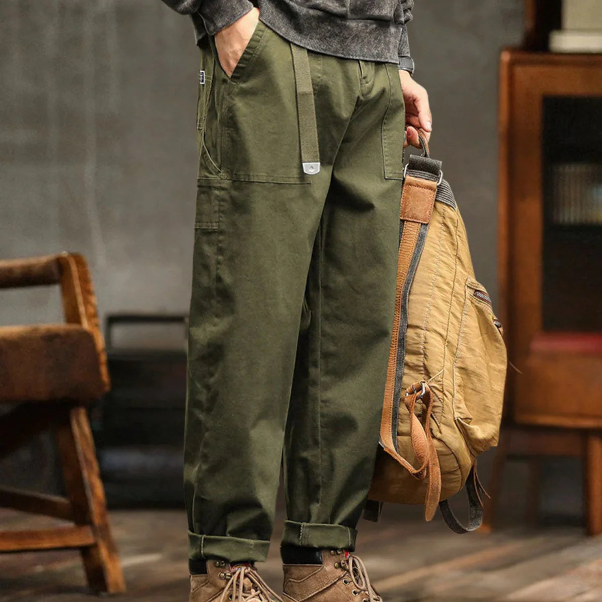 Herren Irontrail Utility-Hose – Vintage-inspirierte Casual-Workwear