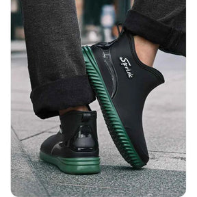 Gardaly | Herren Ankle Wellington™ Boots – Wasserdichtes Monoblock-Design mit rutschfestem Grip