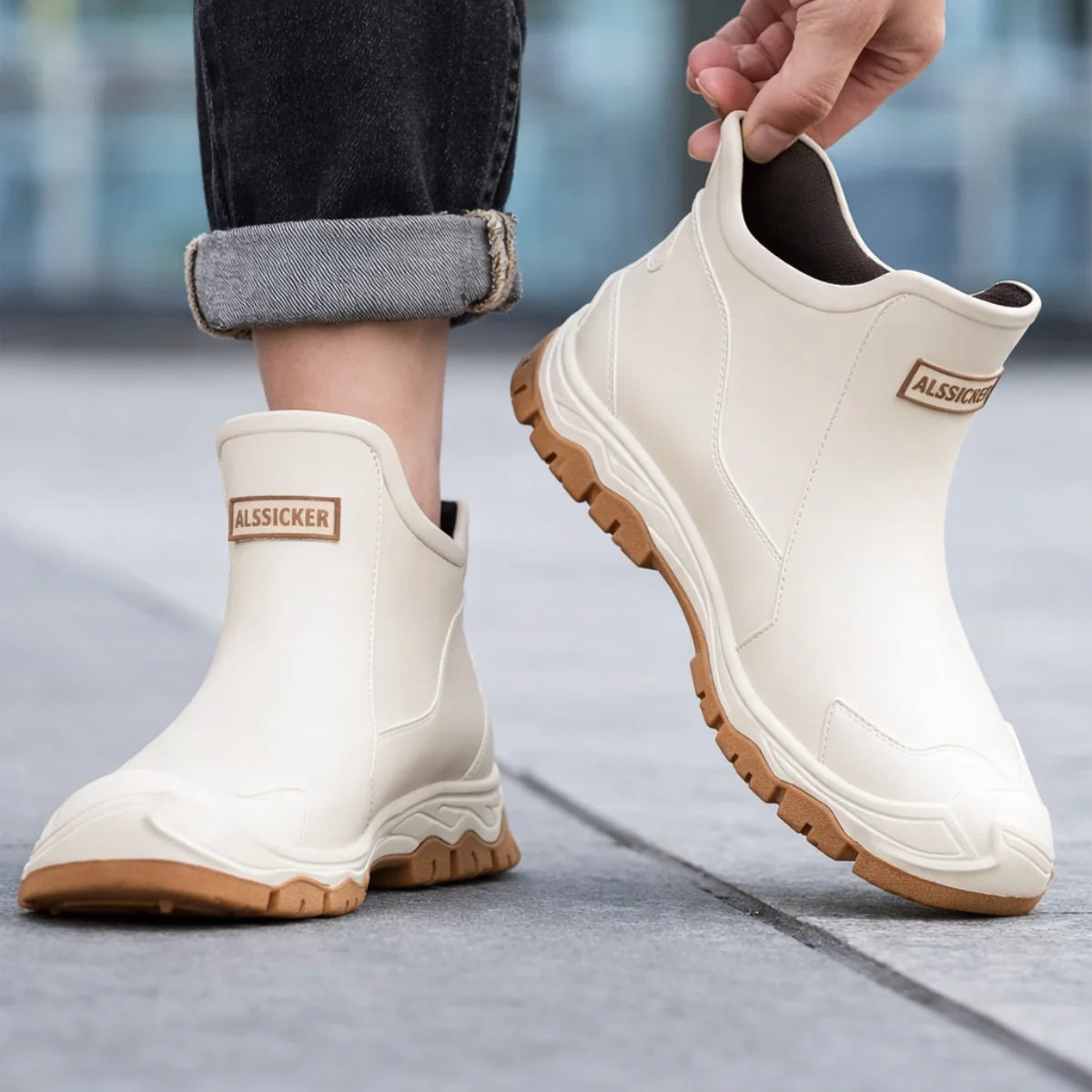 Unisex Kurz-Gummistiefel – Große Größenauswahl, verstärktes Design & rutschfester Grip