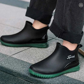 Gardaly | Herren Ankle Wellington™ Boots – Wasserdichtes Monoblock-Design mit rutschfestem Grip