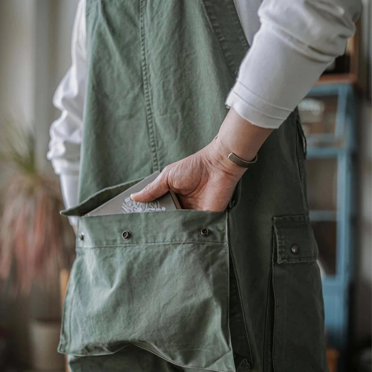 Gardaly Winston Latzhose mit Reißverschluss vorne