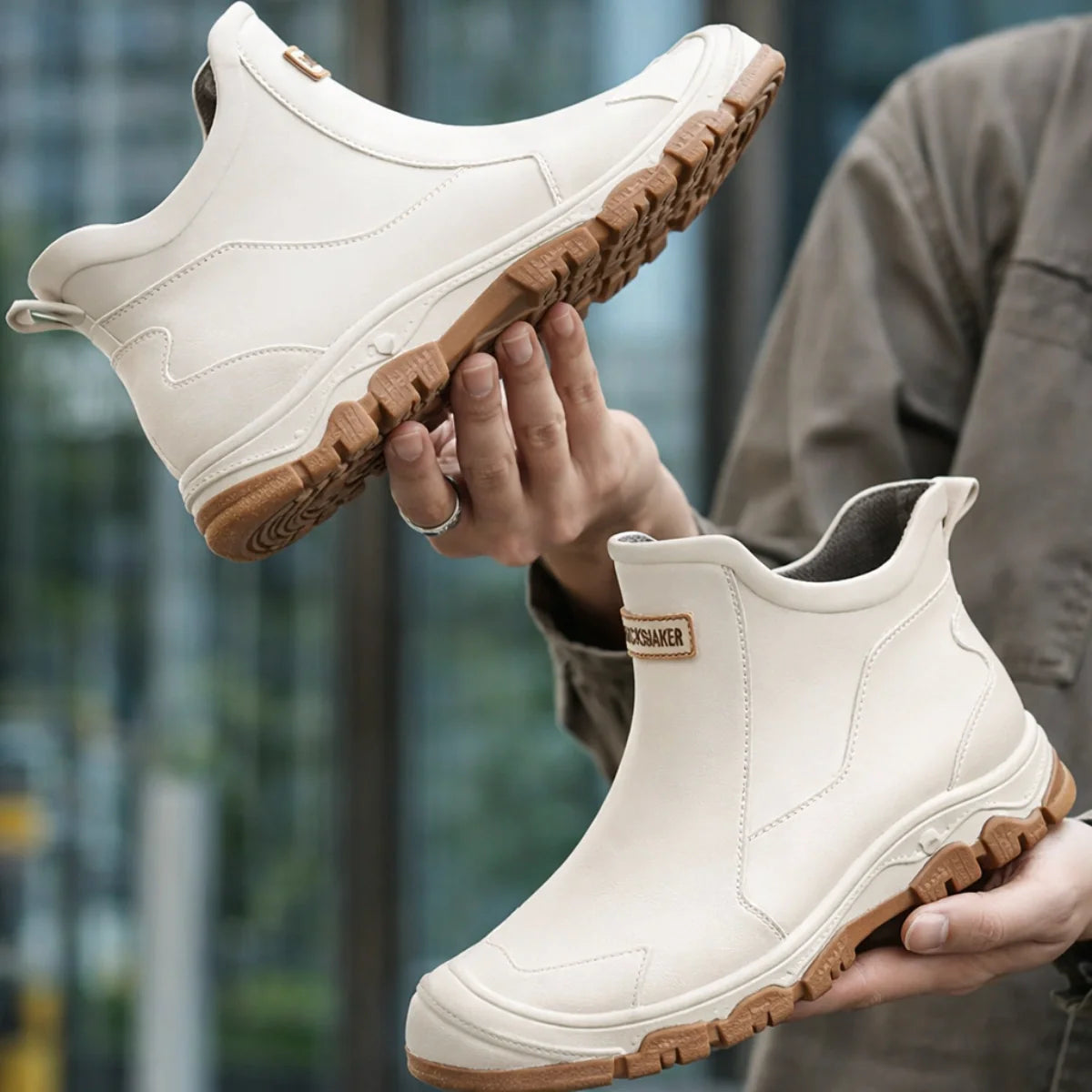 Unisex Kurz-Gummistiefel – Große Größenauswahl, verstärktes Design & rutschfester Grip