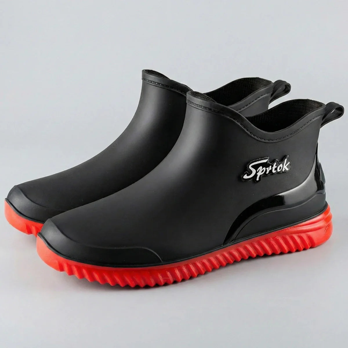 Gardaly | Herren Ankle Wellington™ Boots – Wasserdichtes Monoblock-Design mit rutschfestem Grip