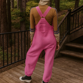 Gardaly Thermo-Fleece-Latzhose mit Reißverschlusstaschen