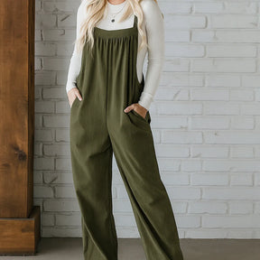 Gardaly Gemütliche Cord-Latzhose in lockerer Passform