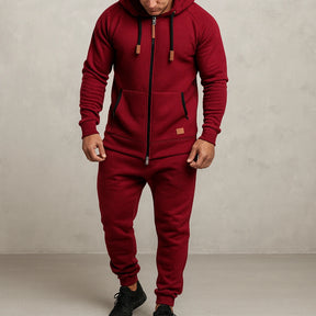 Gardaly Kuscheliger Fleece-Jumpsuit mit Reißverschluss und Kapuze