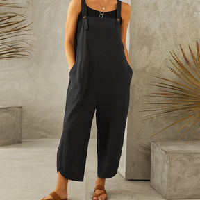 Gardaly Lässiger Jumpsuit mit Knopfleiste vorne