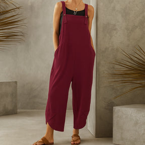 Gardaly Lässiger Jumpsuit mit Knopfleiste vorne