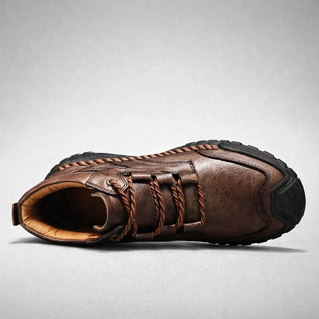 Herren Ridgewalk Leder-Stiefeletten – Outdoor-Grip mit Alltagskomfort