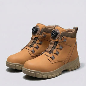 Gardaly | Herren TorqueLock™ Wasserdichte Sicherheitsstiefel – Stahlkappe, Kevlar-Sohle & Schnellverschluss-System