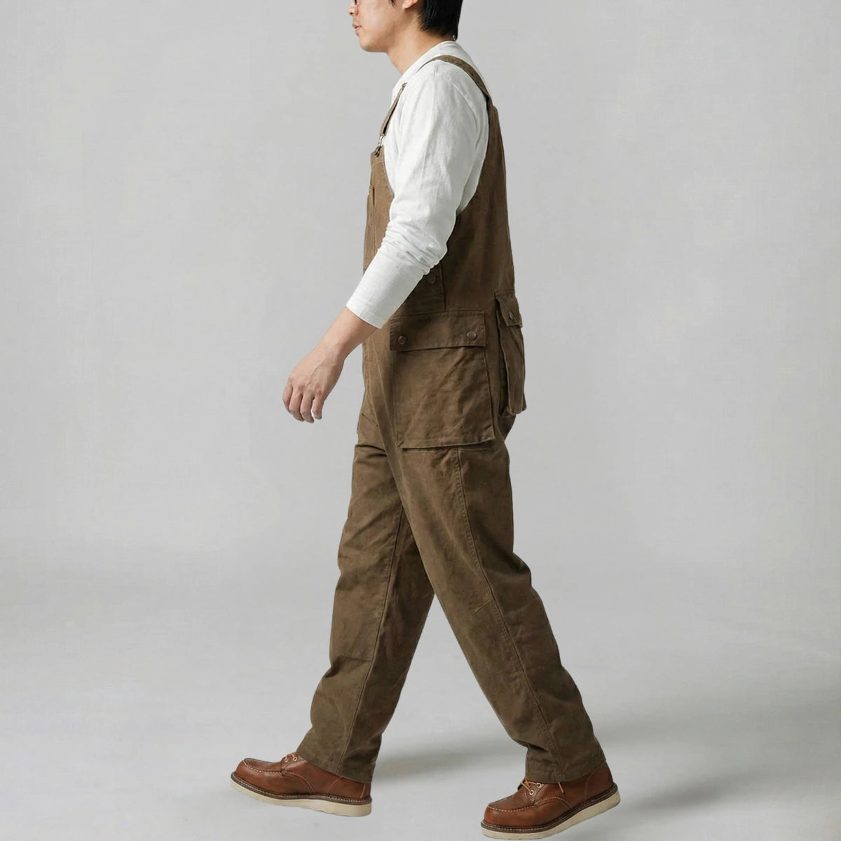 Gardaly Winston Latzhose mit Reißverschluss vorne