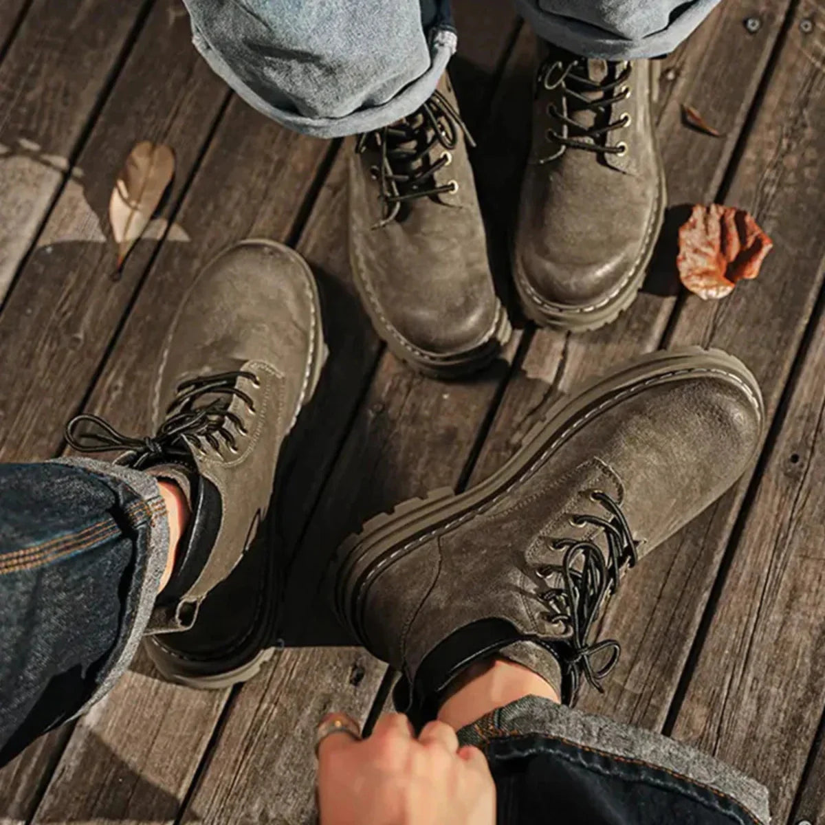 Unisex Heritage „Martin“ Work Boots – Wildleder, Grip-Sohle & Ganztägiger Komfort