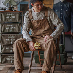 Gardaly Easy-Drape Canvas-Latzhose