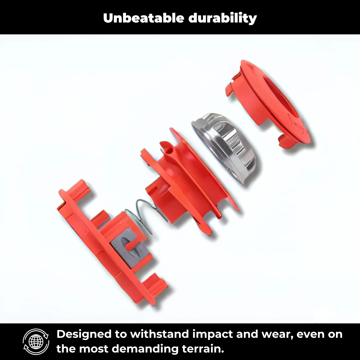 Gardaly – Ultra-robuster Universal-Fadenspulenkopf – Slash.Ly™