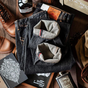 14oz Indigo Selvedge Jeans – Heritage Straight Leg, gemacht, um schön zu altern