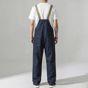 Gardaly Dockyard Navy Retro Jumpsuit