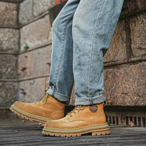 Unisex Heritage „Martin“ Work Boots – Wildleder, Grip-Sohle & Ganztägiger Komfort