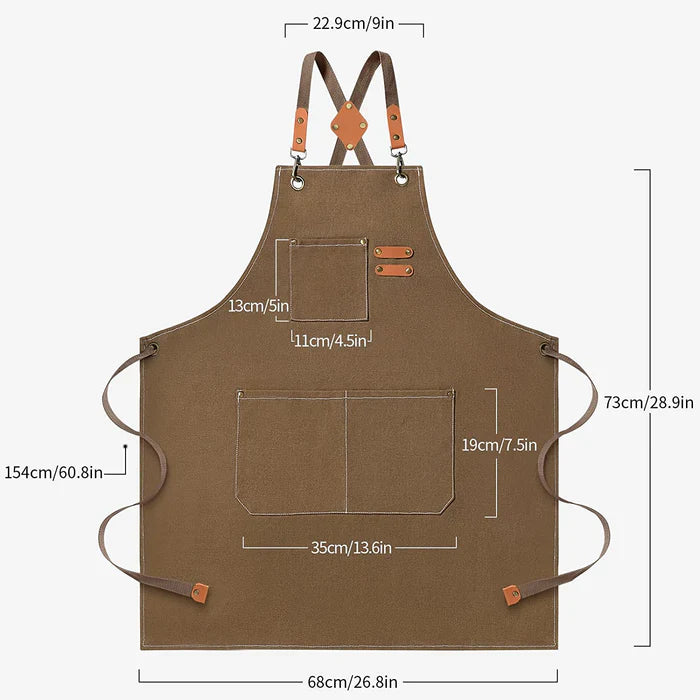 Gardaly Stoneguard Canvas-Arbeitsschürze