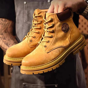 Unisex Heritage „Martin“ Work Boots – Wildleder, Grip-Sohle & Ganztägiger Komfort