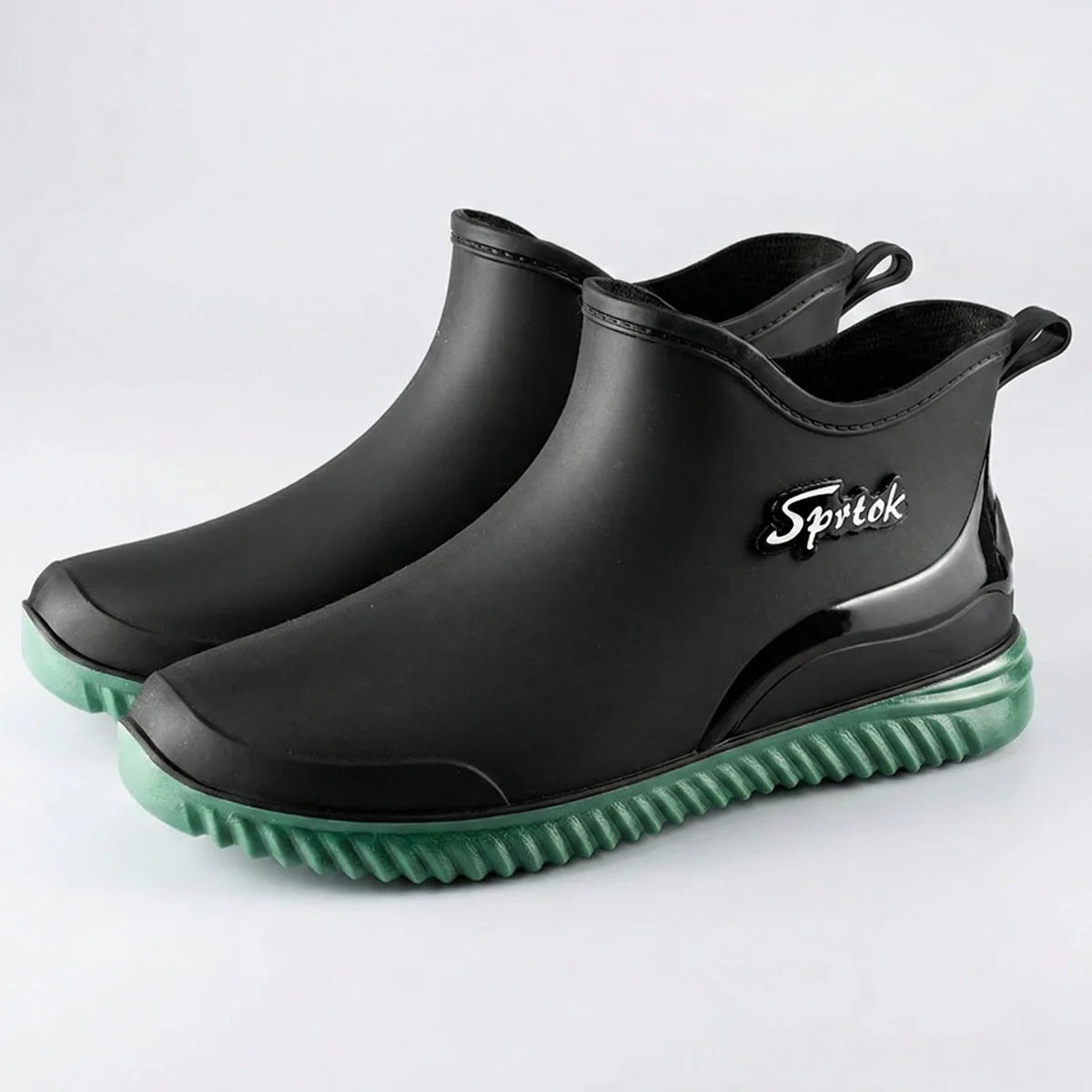 Gardaly | Herren Ankle Wellington™ Boots – Wasserdichtes Monoblock-Design mit rutschfestem Grip