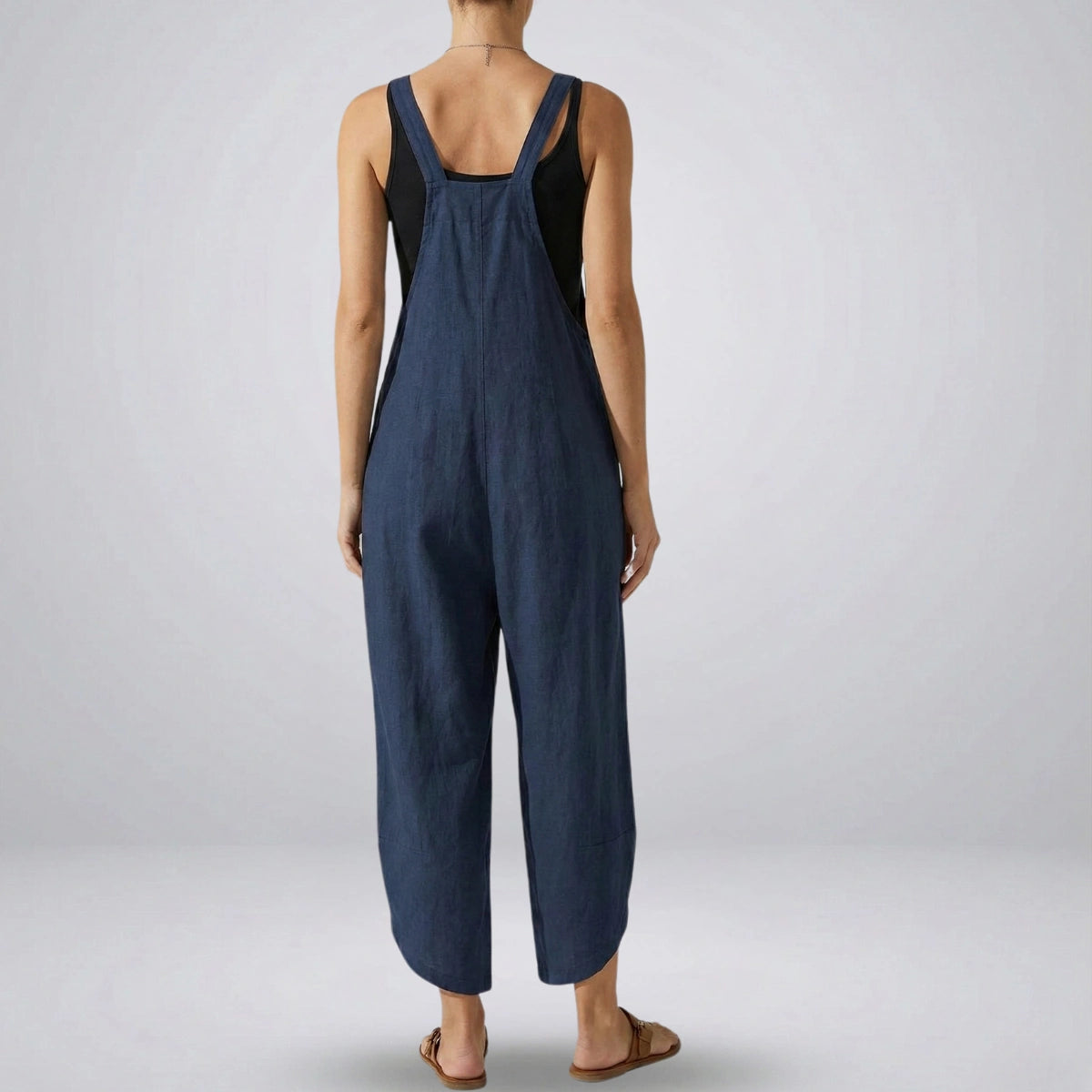 Gardaly Lässiger Jumpsuit mit Knopfleiste vorne