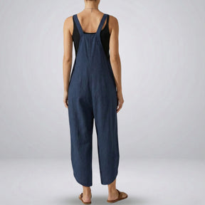 Gardaly Lässiger Jumpsuit mit Knopfleiste vorne