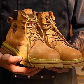 Unisex Heritage „Martin“ Work Boots – Wildleder, Grip-Sohle & Ganztägiger Komfort