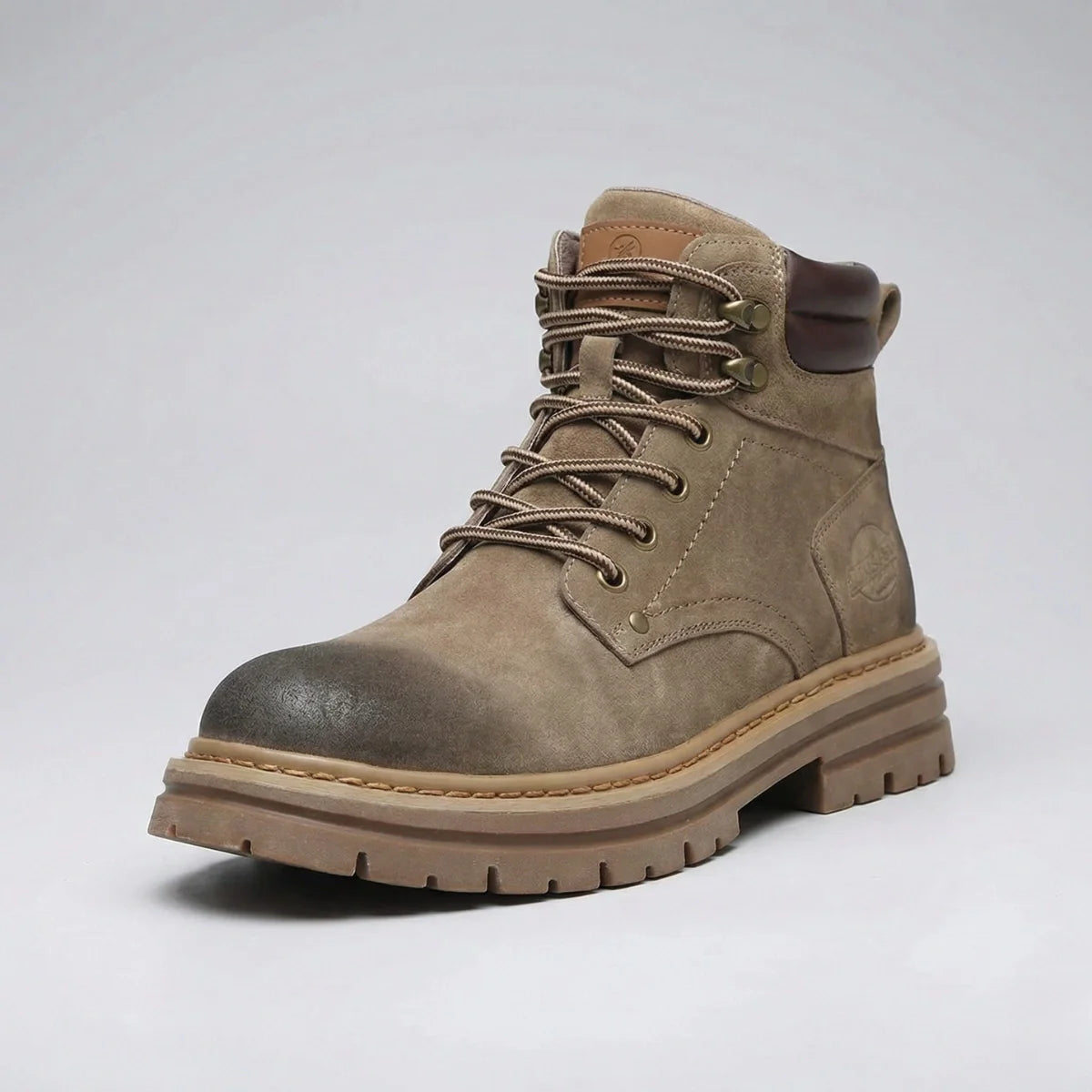 Herren Work Boots aus Vollleder – Wasserdicht & Ganztägiger Komfort