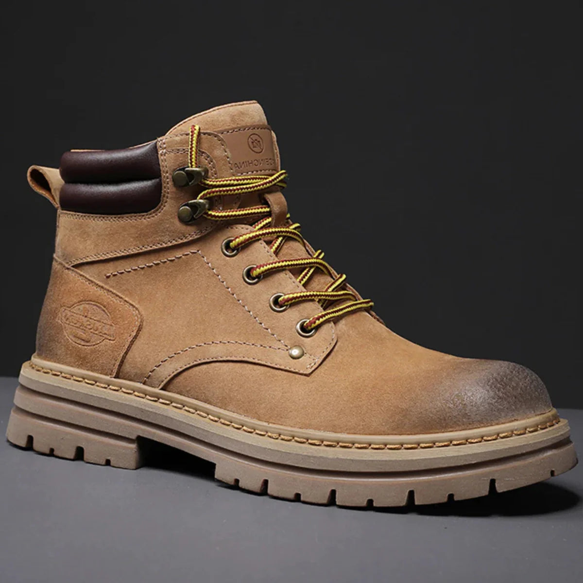 Herren Work Boots aus Vollleder – Wasserdicht & Ganztägiger Komfort