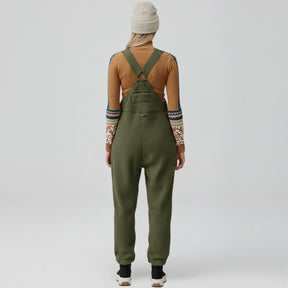 Gardaly Thermo-Fleece-Latzhose mit Reißverschlusstaschen