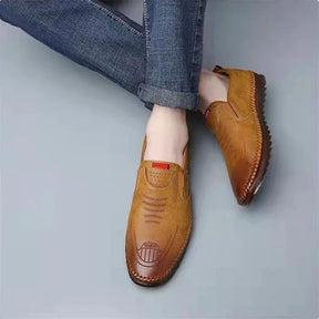 Gardaly | Leather Slip-On Moccasins for Men